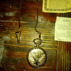 Limited Edition 1986 Statue of Liberty Pocket Watc